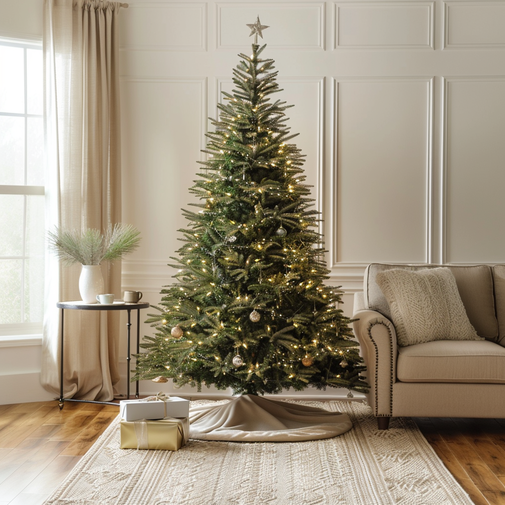 6 ft Luxury Brightpine White Spruce Christmas Tree