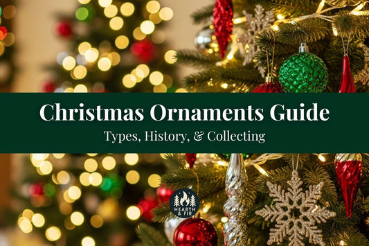 A close-up of a beautifully decorated Christmas tree, serving as the guide to the types, history, and collecting of ornaments.