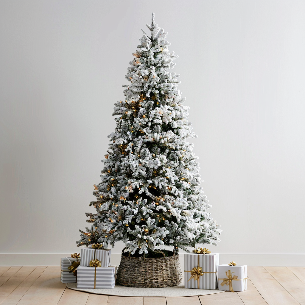 Frosted Christmas Trees