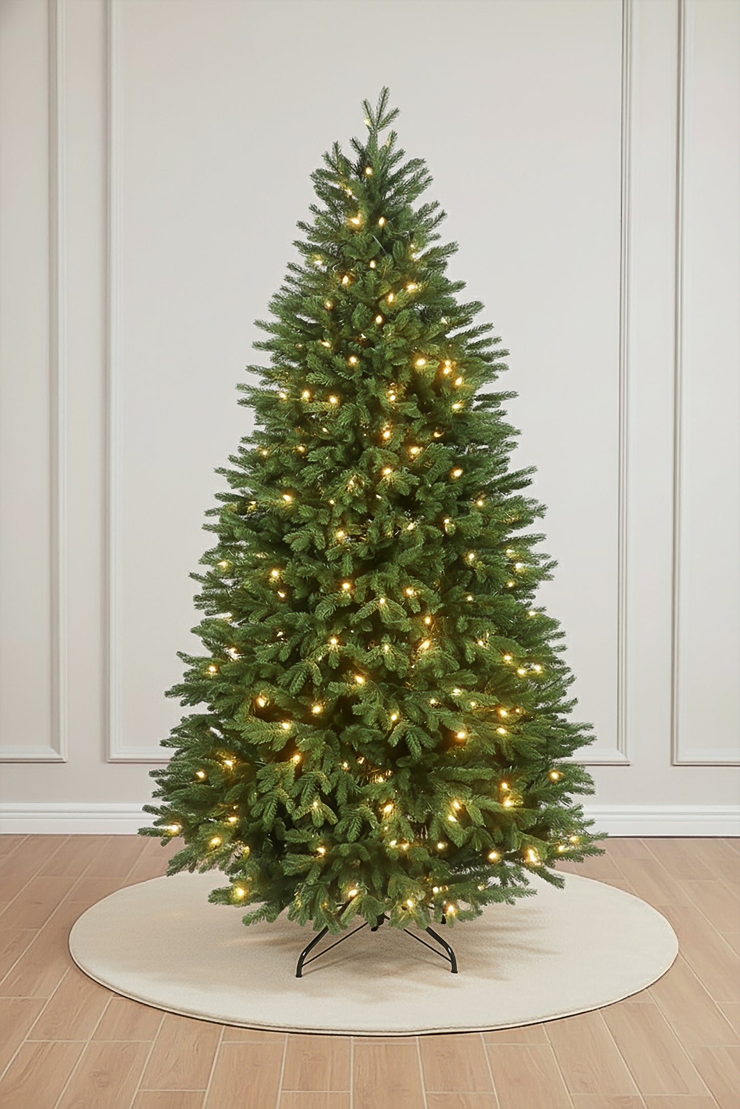 Main product image of the Prelit Heartland Grand Slim Artificial Christmas Tree on a white background.