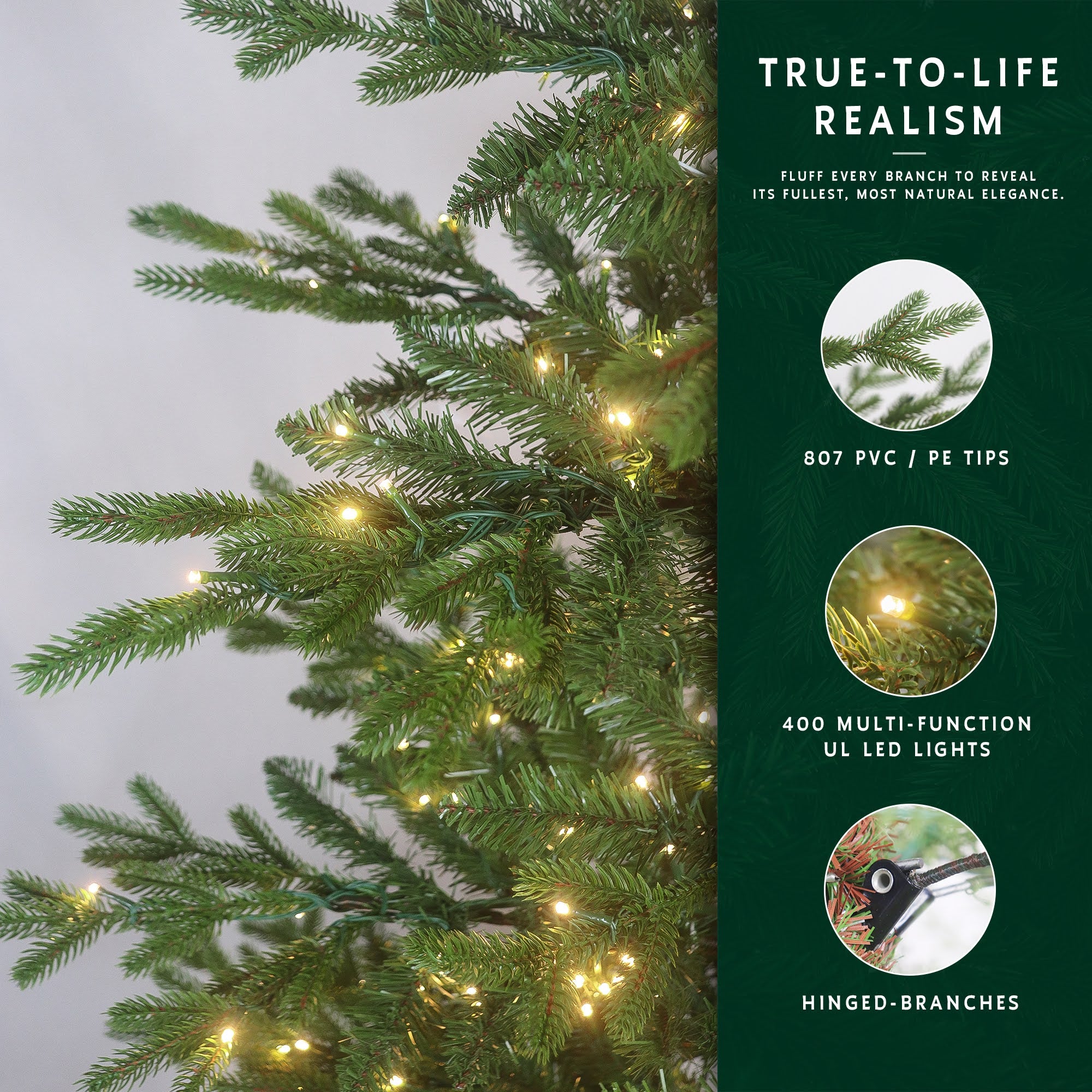 6 ft Artificial Skinny Winterglade Fir Christmas Tree