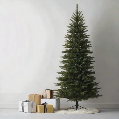 Silverado 7.5 ft Artificial Slim Christmas Tree with Realistic Tips